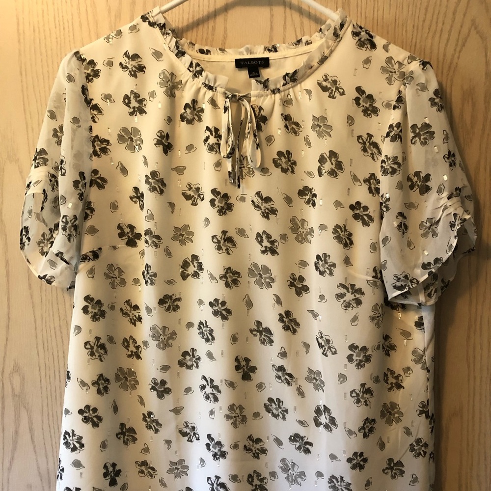 Talbots floral top